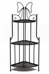 Кованая угловая этажерка Secret De Maison 003 (Чёрный)