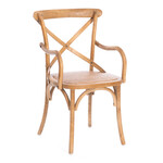 Стул Secret De Maison «Cross Armchair» с подлокотниками (Кросс Армчер) mod.CB2008 (Груша)