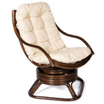 Кресло-качалка ротанговое «Кози» (Cozy) (Орех)