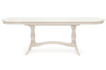 Стол белый обеденный раскладной «Сиена» (Siena SA-T6EX2L) (Ivory white (слоновая кость)