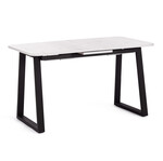 Стол MALTIDO ЛДСП/HPL/металл, 130 х 75+30 х 75 см, Северная сосна/чёрный