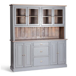 Буфет Secret De Maison BRIGHTON ( mod.OD-004 ) дерево акации/дерево манго/МДФ, 180х45х200 см, Antique grey/grey wash