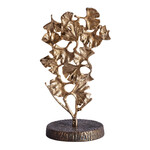 Декор Secret De Maison LEAF8 ( mod. 9817 ) алюминиевый сплав, 21x15x36 см, латунь, золото/brass, gold