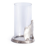 Подсвечник Secret De Maison LEAF2 ( mod. 9379 ) алюминиевый сплав, 14x14x21,5 см, никель/nickel