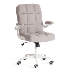 Кресло Lugano Wh ткань teddy, светло-серый