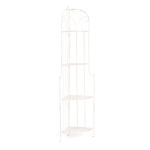 Этажерка угловая Secret De Maison Nicole (PL08-10338) стальной сплав, античный белый, 48х33х159 см