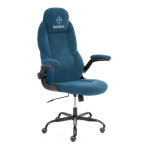 Кресло BAZUKA metalBL велюр, синий, 32