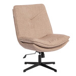 Кресло лаунж Cosmo велюр/букле, VT shape latte