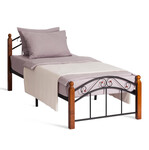 Кровать AT 8077 (металлический каркас) + металлическое основание (90см x 200см)