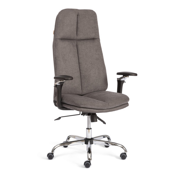 Кресло Eton хром 5D ткань, серый, KUB 05