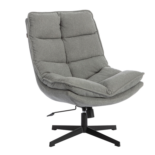 Кресло лаунж Reflex/Рефлекс велюр/букле (HYP), светло-серый