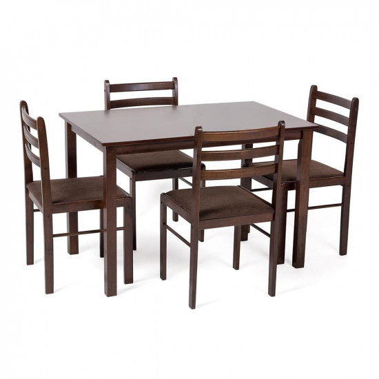 Обеденный комплект «Стетсон» (стол + 4 стула)/ Statson Dining Set (Венге)