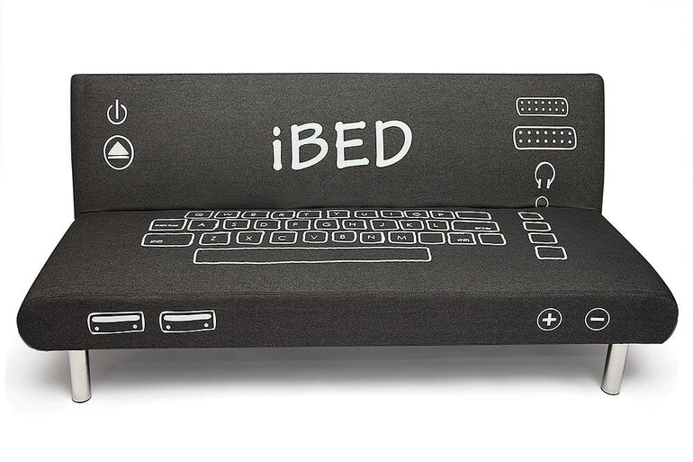 Диван тканевый «Айбед» (IBED) (Чёрная ткань IBED)