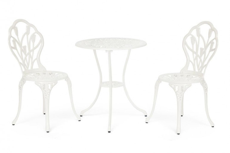 Комплект Secret De Maison «Вальс цветов» (Waltz of flowers) (стол+2 стула) (Белый)