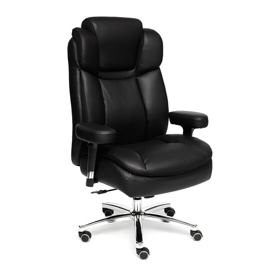 Кресло компьютерное TetChair «Big-2» (Искусств. чёрная кожа)