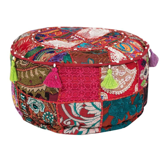 Пуф Secret De Maison «Gipsy» (mod. 10200) (Этнический красный Luchetta)