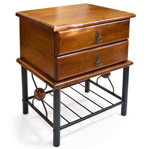 Тумба прикроватная AT-282 (Красный дуб)