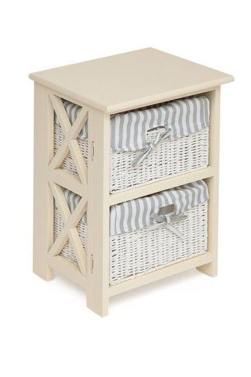 Тумба Secret De Maison «Croix 2» (Круа 2) PE-08 с 2-мя корзинами (Белый)