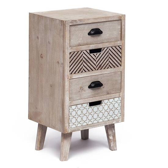 Тумба с 4-мя ящиками Secret De Maison «Retro» (mod. 63001-4) (Натуральный)