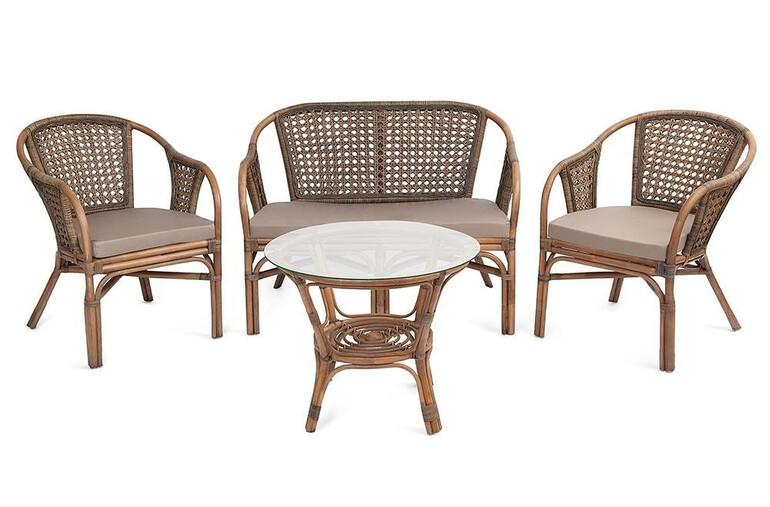 Комплект «Бразил» (Brazil) натуральный ротанг (Античный Бразил)