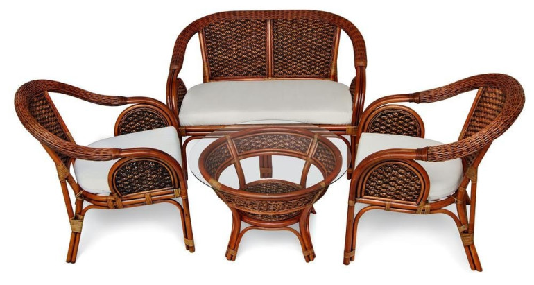 Комплект для отдыха «Шератон» (Sheraton) натуральный ротанг (Пекан Шератон)