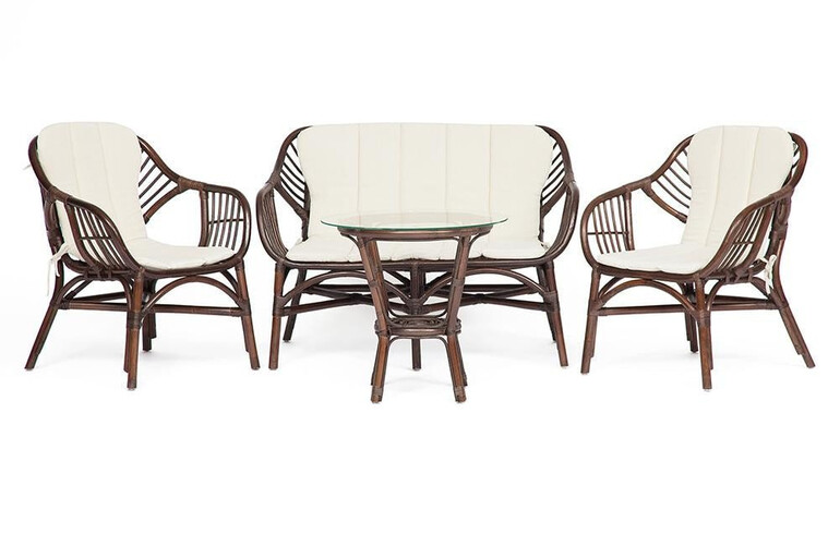 Комплект для отдыха «Сонома» (Sonoma) натуральный ротанг (Walnut (грецкий орех)