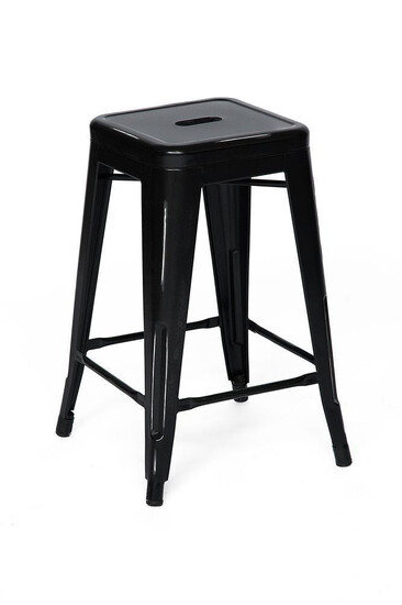 Табурет металлический Secret De Maison «Loft» (Лофт) (mod. 008 Black) (Черный «Лофт»)