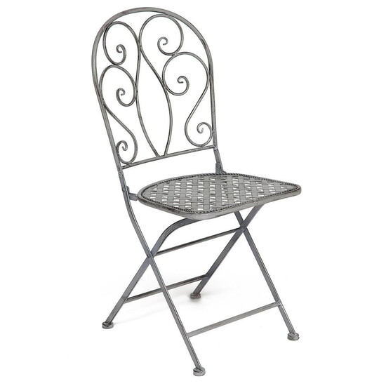 Кованый стул Secret De Maison «Мадлен» (Madlen) (Серый)
