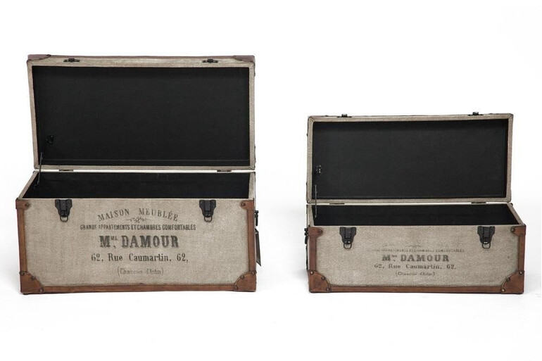 Набор из 2-х столиков-сундуков Secret De Maison «Fondu» (mod. М-12882) (Коричневый)