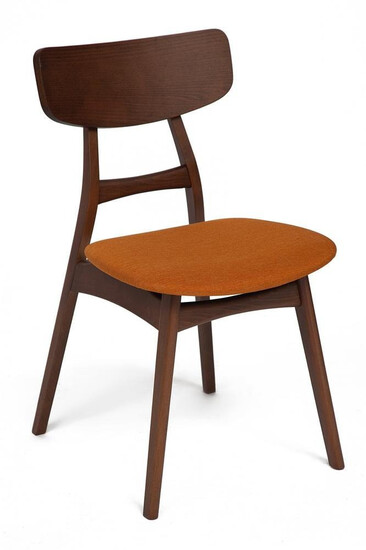 Стул с мягким сиденьем «Рон» (Ron orange brown) (Коричневый)