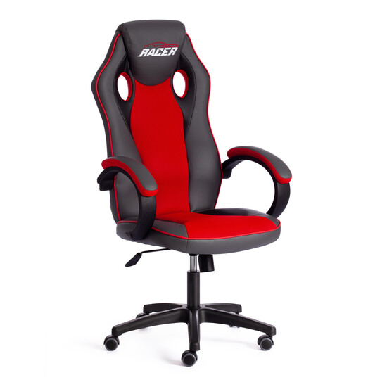 Кресло компьютерное TetChair «Racer GT new» (металлик/красный)