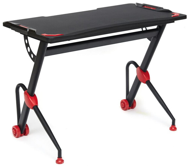 Стол компьютерный «Cyber-2» (чёрный/красный)