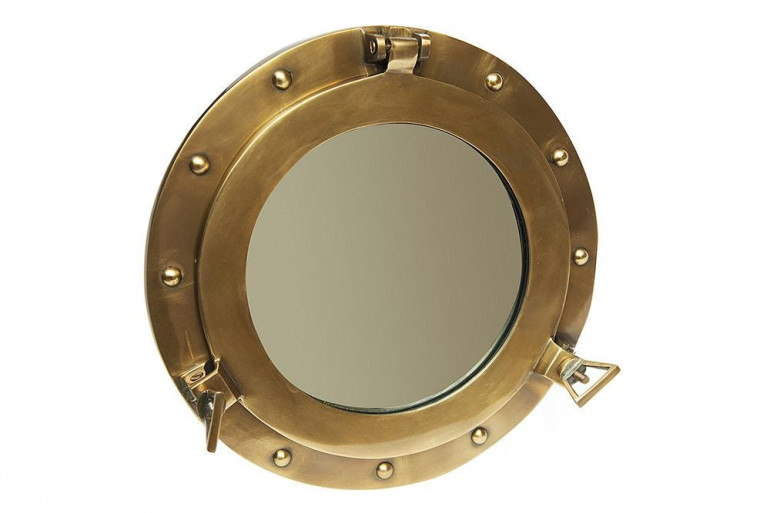 Зеркало иллюминатор 9908 (D 30,5) (Античная медь)