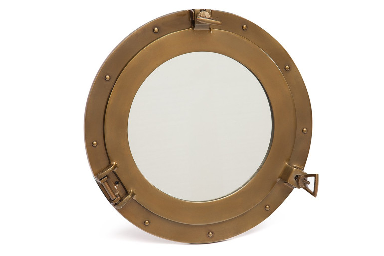Зеркало иллюминатор 9908 (D 38) (Античная медь)