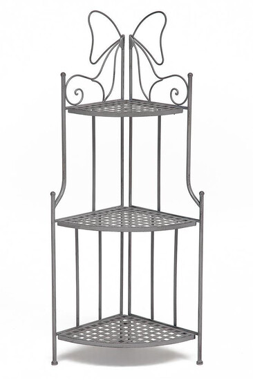 Кованая угловая этажерка Secret De Maison 003 (Серый)