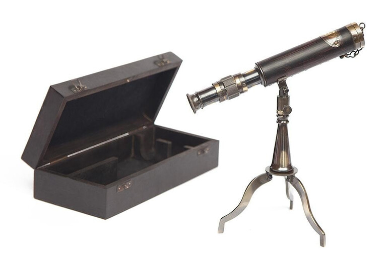 Настольная подзорная труба 1987 (Античная медь)