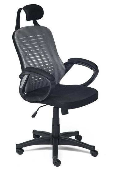 Кресло «Таски» (Tasky) (Чёрная сетка + серая сетка)