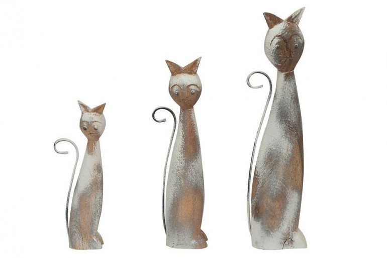 Декор Secret De Maison «Cats» набор из 3 штук (mod. M-11464) (Натуральный)