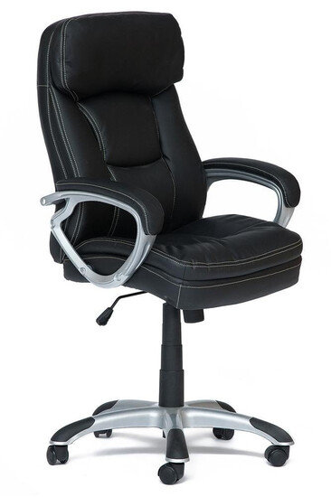 Кресло «Адванс» (Advance) (Искусственная чёрная кожа)