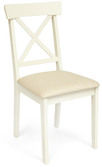 Стул с мягким сиденьем «Golfi II»  (Ivory white (слоновая кость))