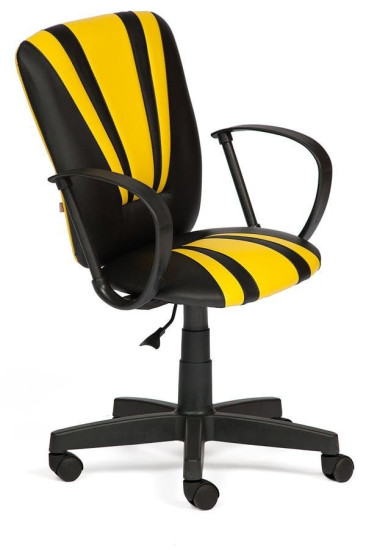 Кресло «Спектрум» (SPECTRUM) (Черно-желтая искусственная кожа)