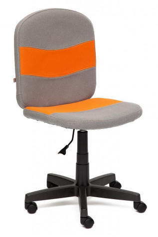 Кресло «Степ» (Step) (Серая ткань + оранжевая ткань)
