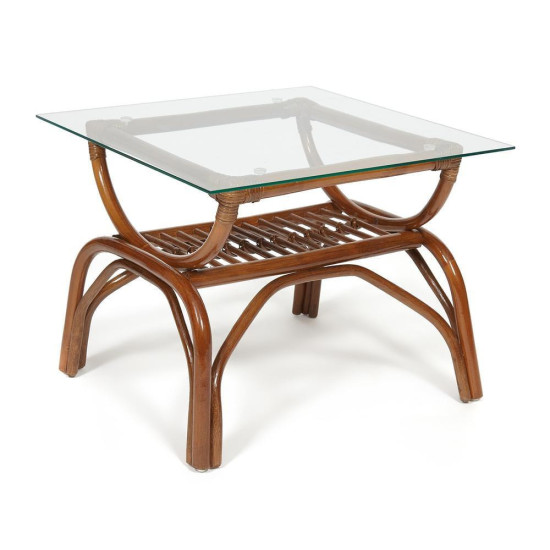 Столик кофейный из натурального ротанга «Venice» (coco brown (коричневый кокос))