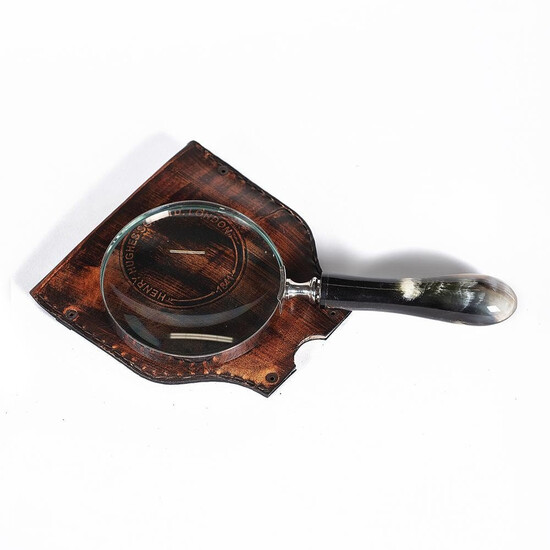 Увеличительное стекло с кожаным футляром Secret De Maison (mod. 43747) (Никель)