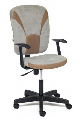 Кресло «Остин» (Ostin) (Серая ткань «Mirage grey» + Бронзовая сетка)