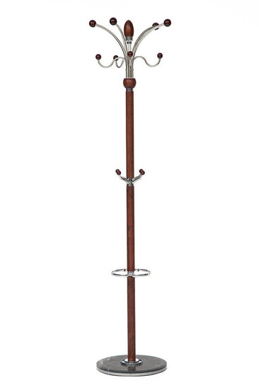 Вешалка напольная XY-030 redwood (Красное дерево)