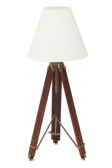 Напольный светильник с тканевым абажуром 46132 (Античная медь)