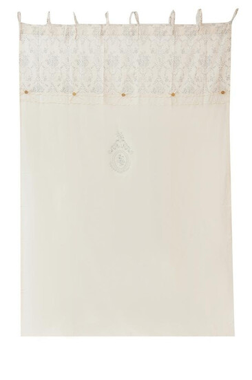 Занавеска на завязках с подхватами Secret De Maison «Saint-Michel» (Сен-Мишель) (160см х 280см)