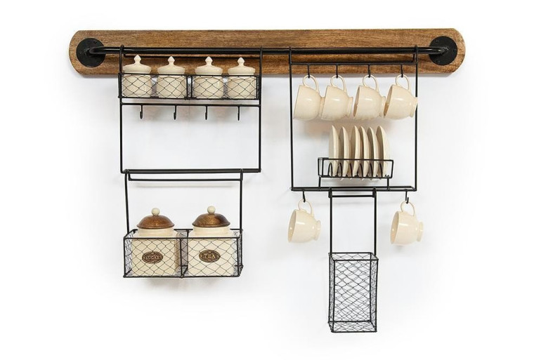 Большая посудная полка С-3594 (Натуральный)