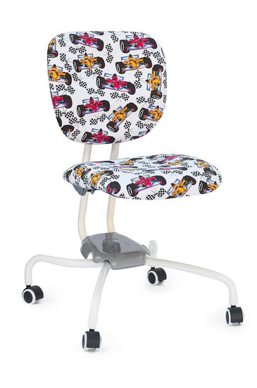 Детское кресло Растём вместе «Вайт Кар» (White Car ZR2013) (Ткань «Formula»)